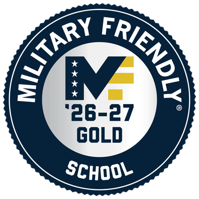 Military Friendly School gold badge 2026-2027